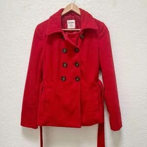 Old Navy Red Pea Coat